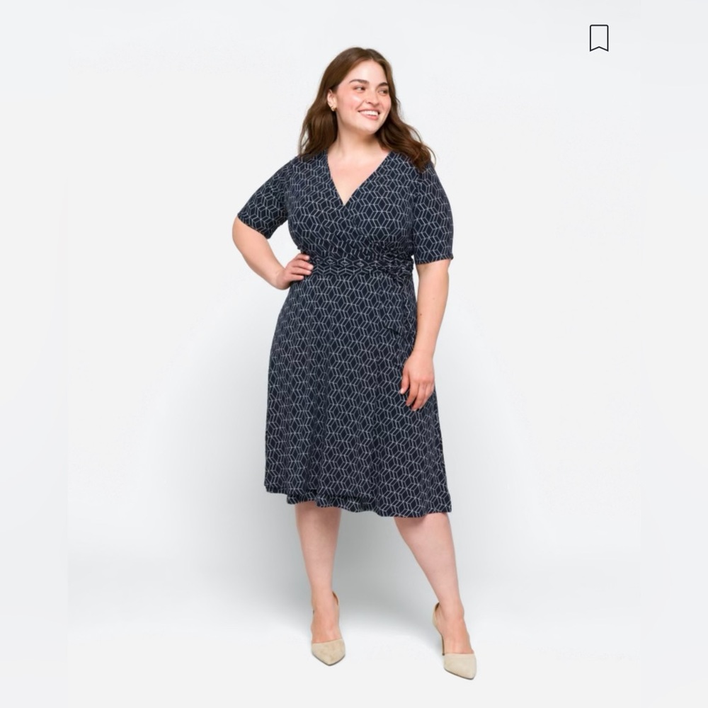 Kaitlyn Surplice Dress, excellent condition!